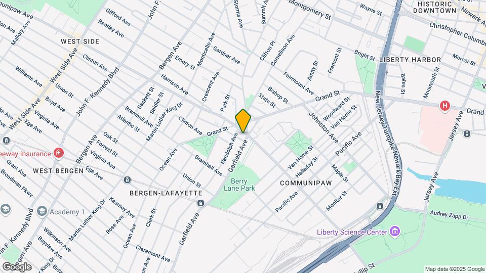 475 Communipaw Ave Map and Location Details