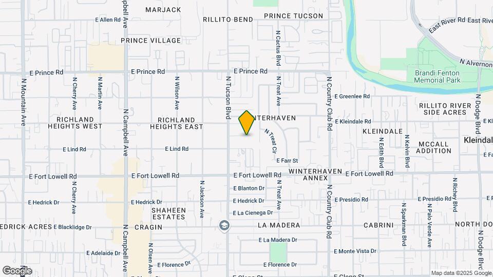 2542 E Halcyon Rd Mapa y Detalles de la Ubicación