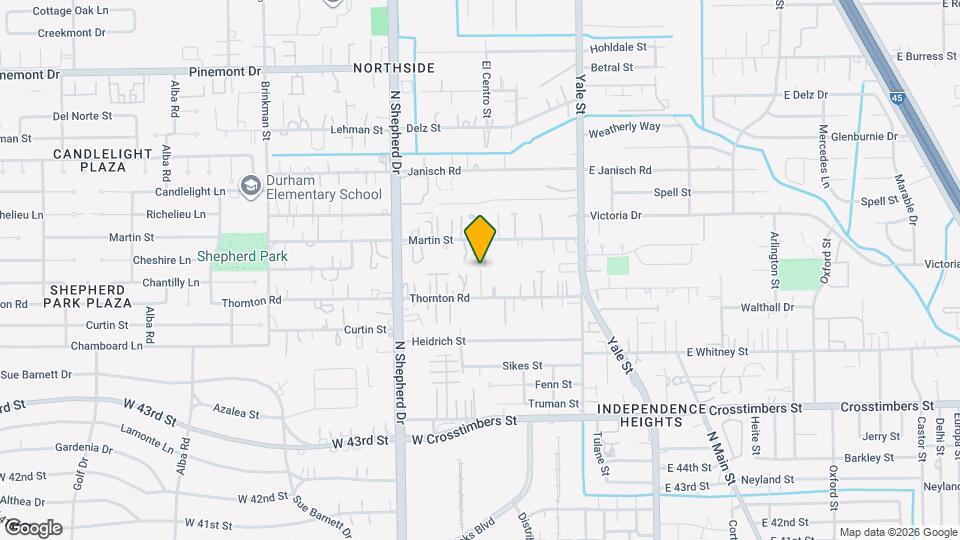 4721 Independence Hts Ln Map and Location Details