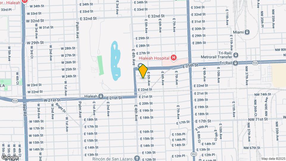 451 E 23rd St Map and Location Details