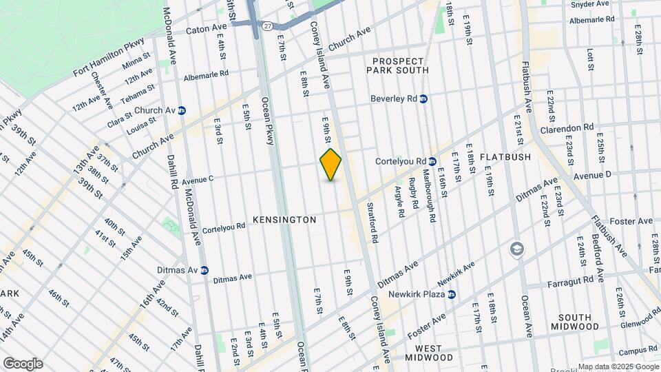 348 E 9th St Map and Location Details
