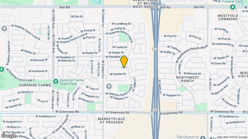 16919 W Marshall Ln Map and Location Details