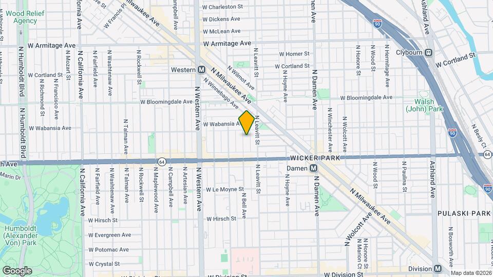 1645 N Bell Ave, Unit 2 Mapa y Detalles de la Ubicación