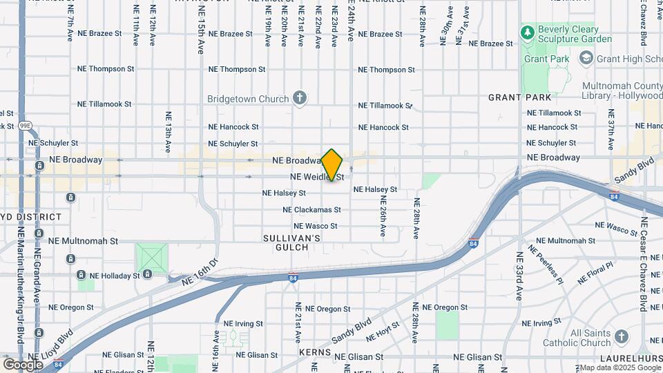 2226 NE Weidler St Map and Location Details