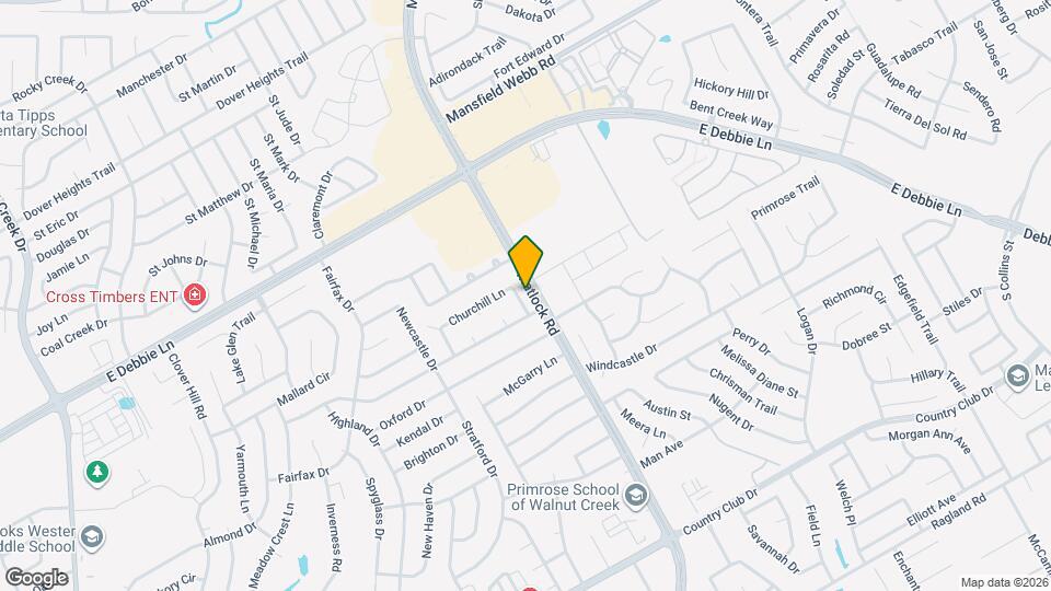 1653 Churchill Ln Map and Location Details