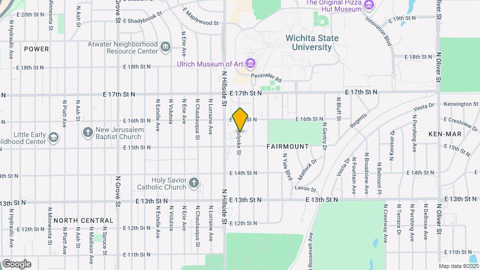 1640 N Holyoke St Map and Location Details