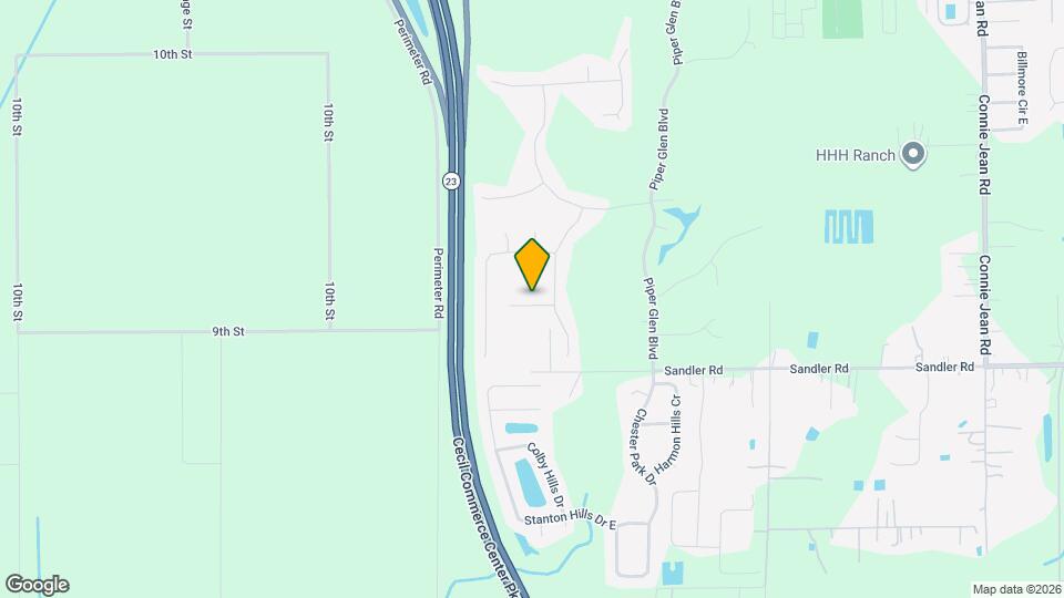 10721 Long Cove Ct Map and Location Details