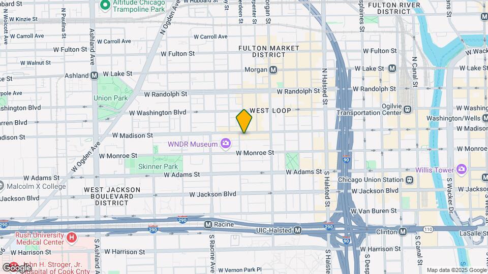 1061 W Madison St Mapa y Detalles de la Ubicación
