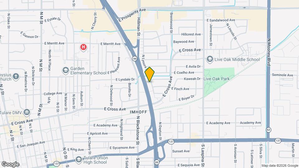 631 N Lynora St Map and Location Details