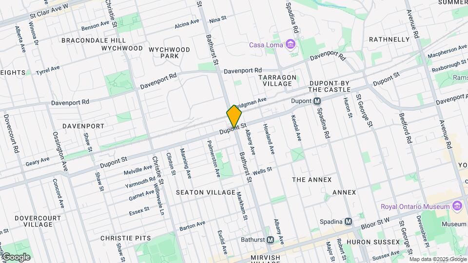 1096 Bathurst St Map and Location Details