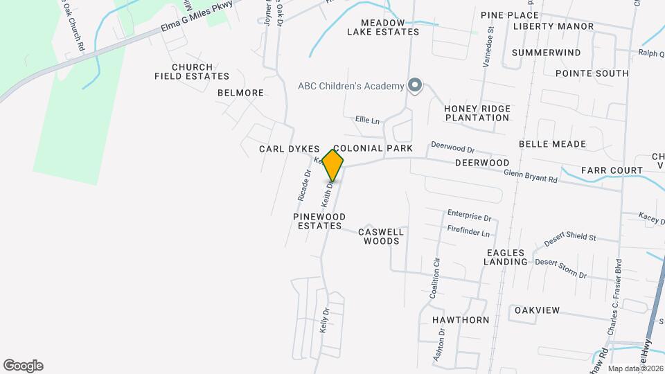 1072 Keith Dr Map and Location Details