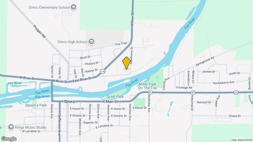 661 E River Dr Map and Location Details