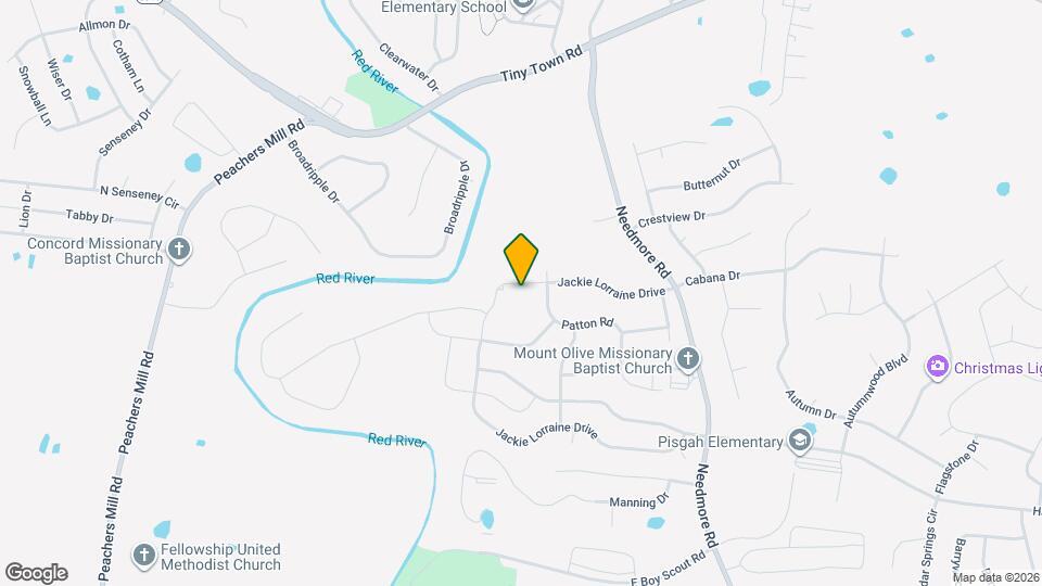 1888 Jackie Lorraine Drive Map and Location Details