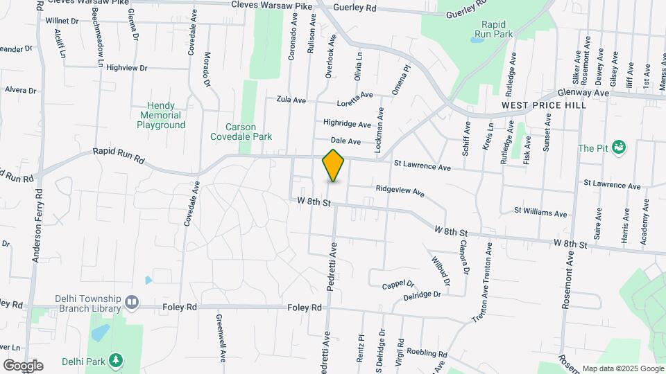 810 Pedretti Ave Map and Location Details