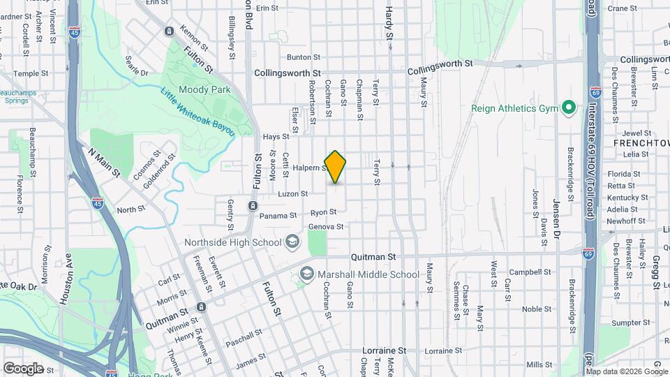 1216 Mcneil St Map and Location Details