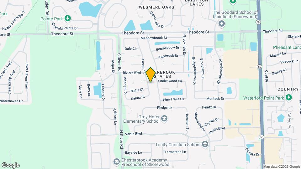 1304 Lasser Dr Map and Location Details
