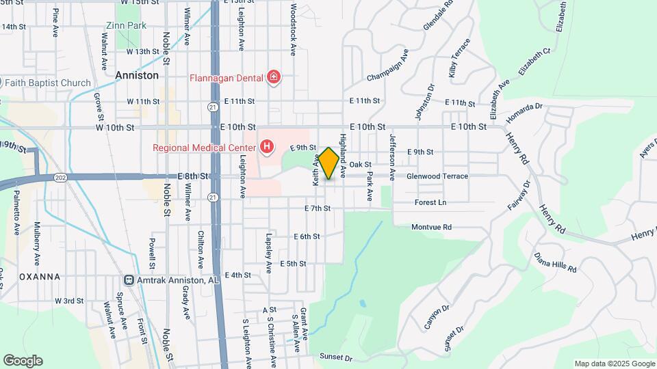 801 Keith Ave Map and Location Details