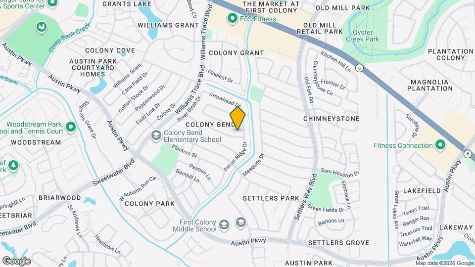 3027 Colonial Dr Map and Location Details