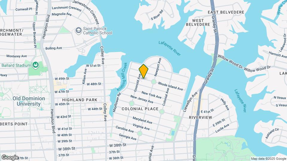 623 Rhode Island Ave Map and Location Details