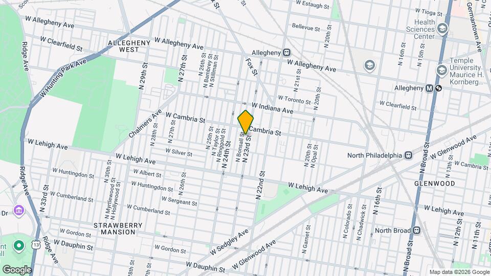 2836 N 23rd St Map and Location Details