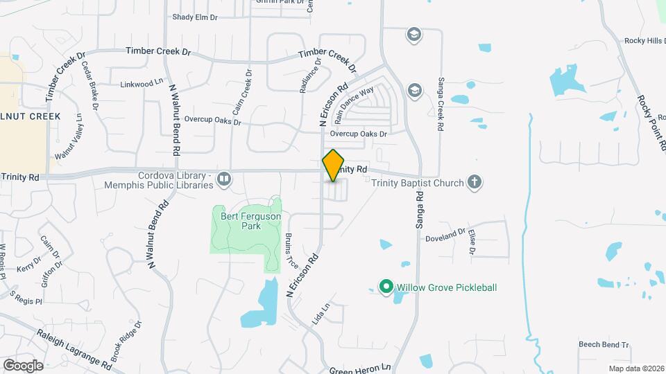 615 W Ashley Glen Cir Map and Location Details