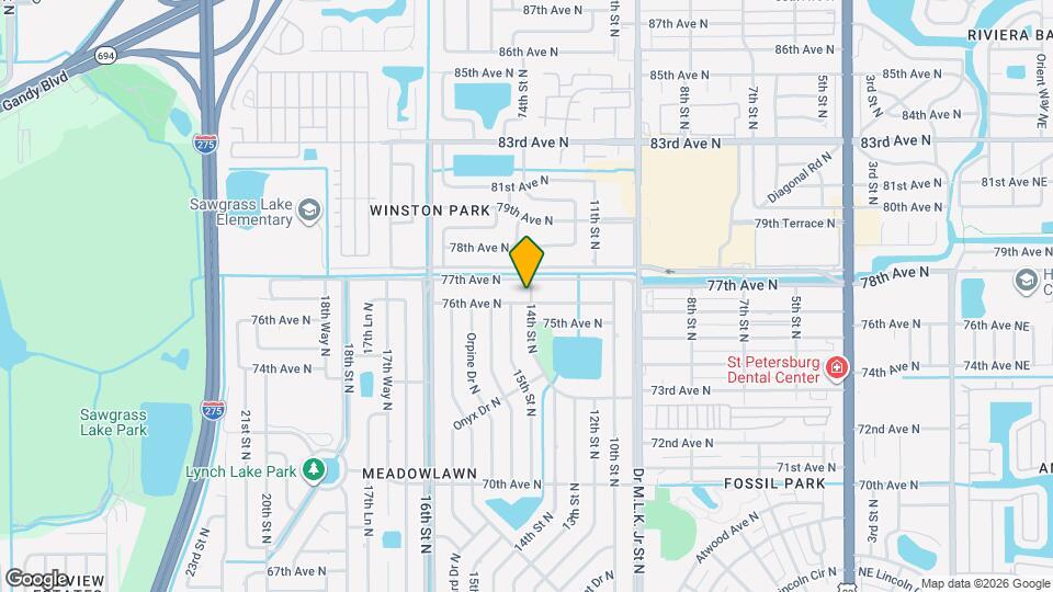 7600 14th St N Mapa y Detalles de la Ubicación