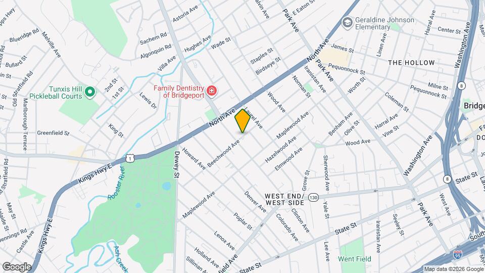 485 Beechwood Ave Map and Location Details