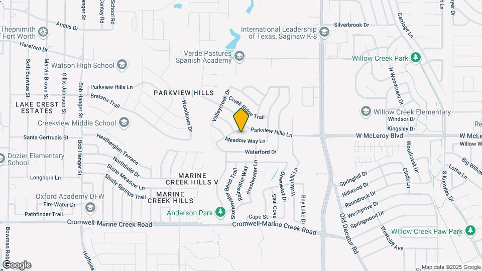 6601 Meadow Way Ln Map and Location Details
