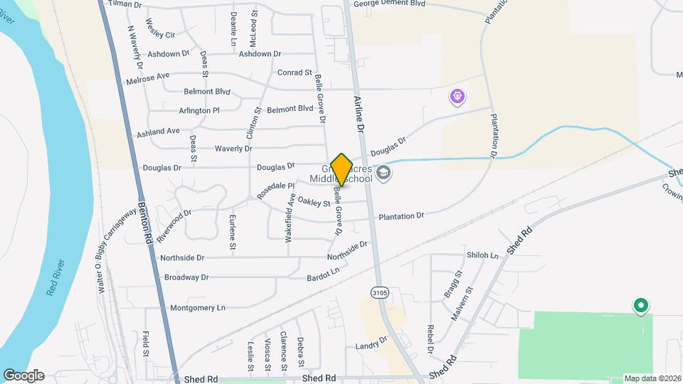 2212 Belle Grove Dr Map and Location Details