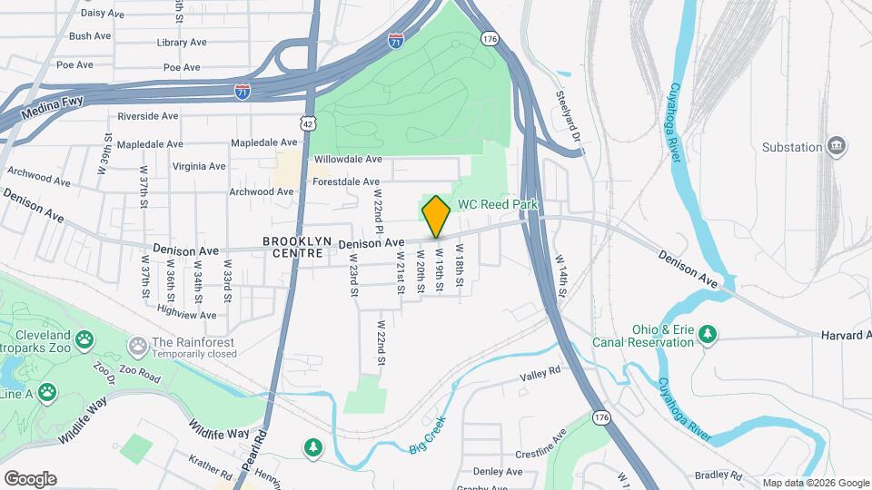 1901 Denison Ave Map and Location Details