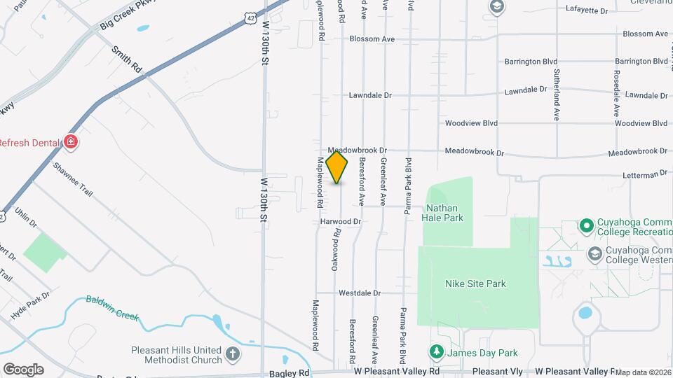 7048 Oakwood Rd Map and Location Details