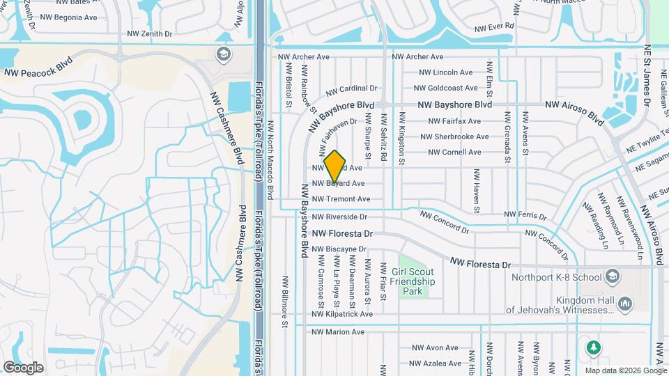 766 NW Bayard Ave Map and Location Details