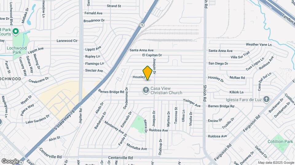 2203 Tolosa Dr Map and Location Details