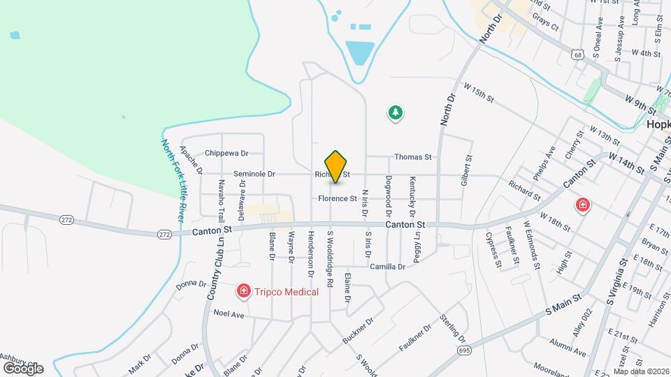 202 N Wooldridge Rd Map and Location Details