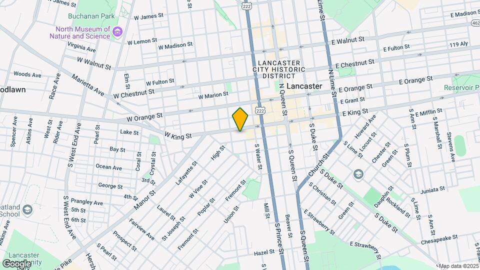 240 W King St, Unit Apt 1 Map and Location Details