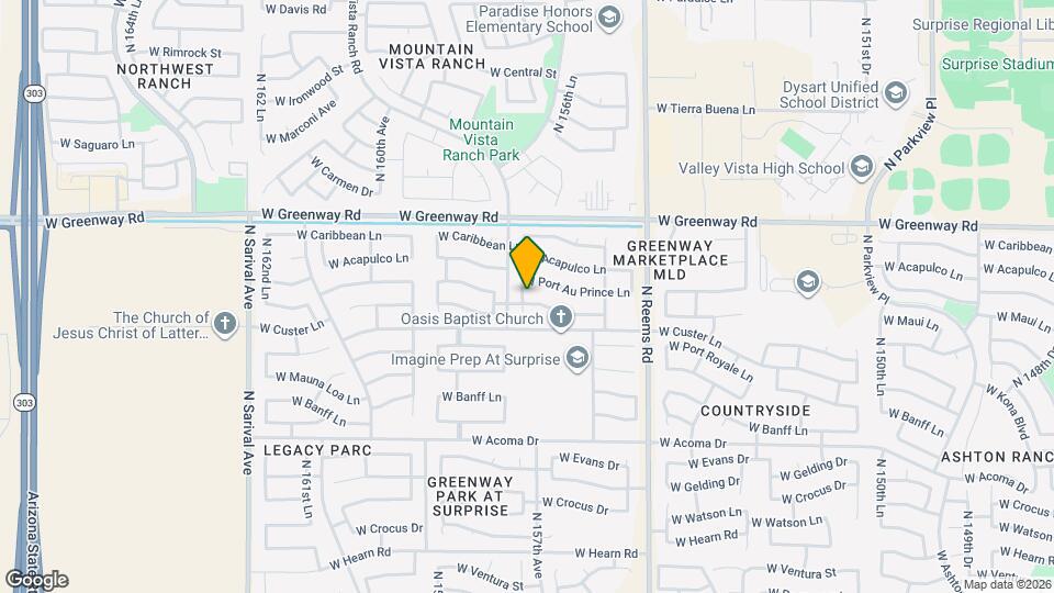 15676 W Maui Ln Map and Location Details