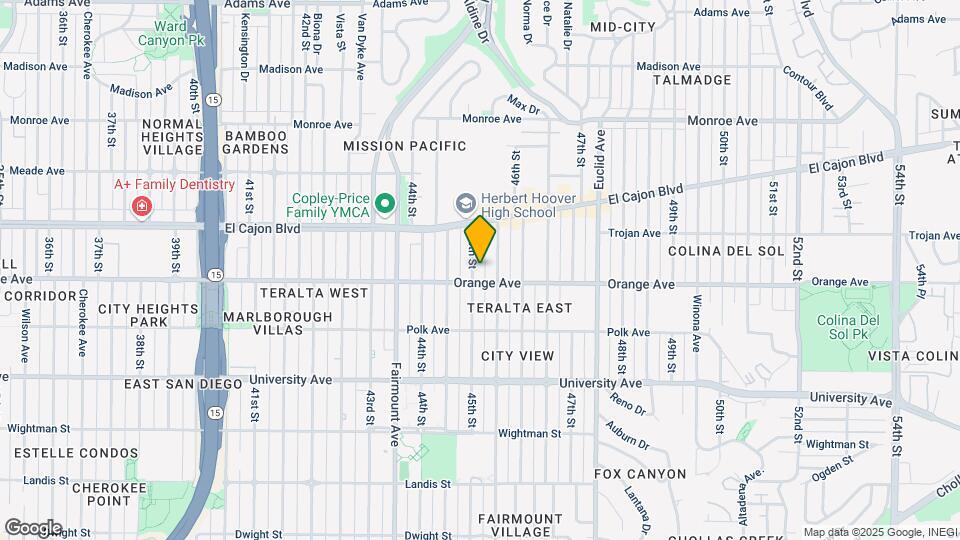 4215 45th St Map and Location Details