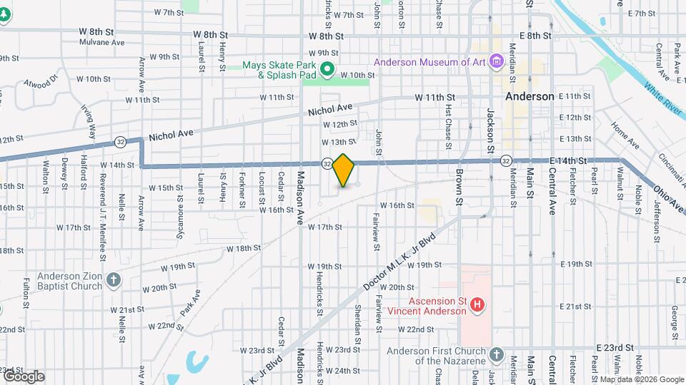 1518 Sherman St Map and Location Details