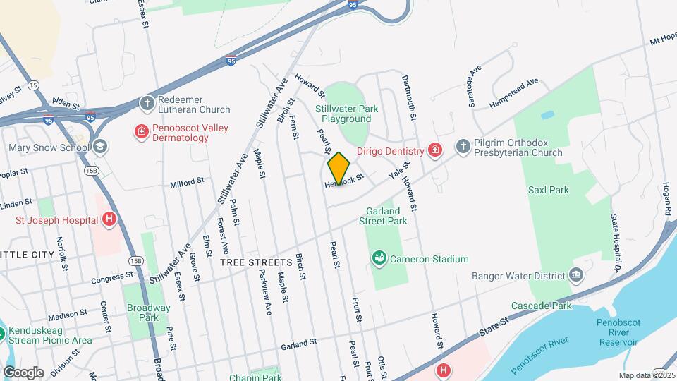 13 Hemlock St Map and Location Details