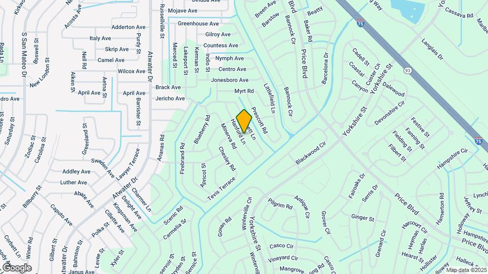 2404 Hanford Ln Map and Location Details