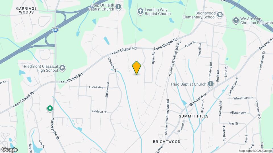 4663 Chapel Ridge Dr Map and Location Details