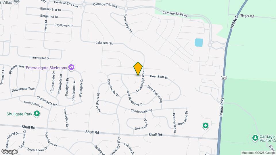 6650 Deer Bluff Dr Mapa y Detalles de la Ubicación