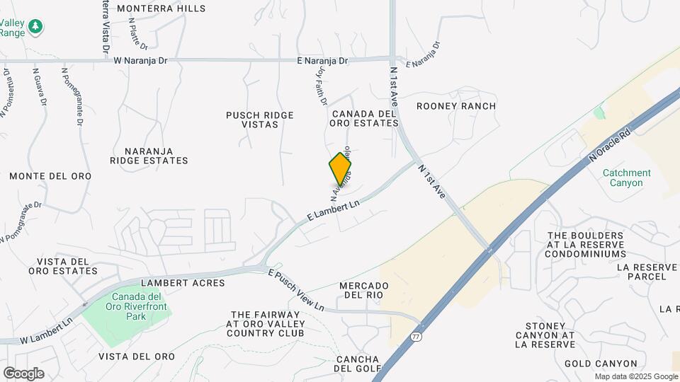 10824 N Avenida Vallejo Map and Location Details