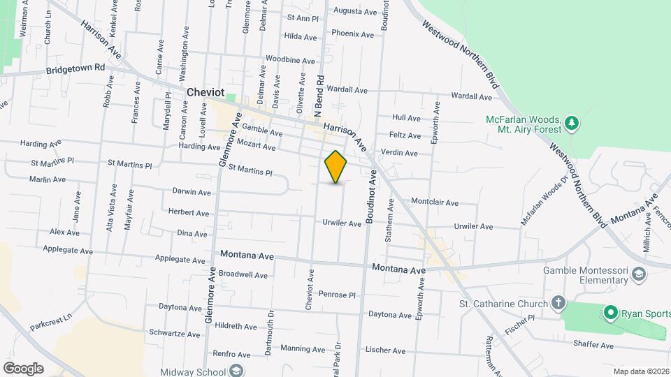 3147 Evergreen Ave, Unit 1 Mapa y Detalles de la Ubicación