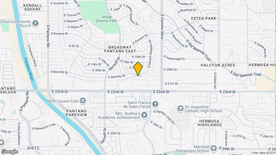 8535 E Seabury Ct Map and Location Details