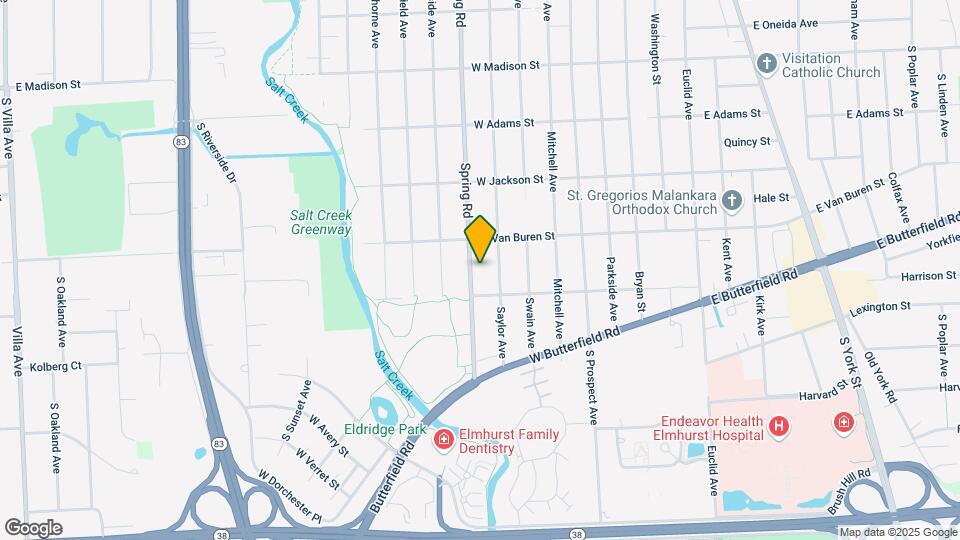 961 Spring Rd Map and Location Details