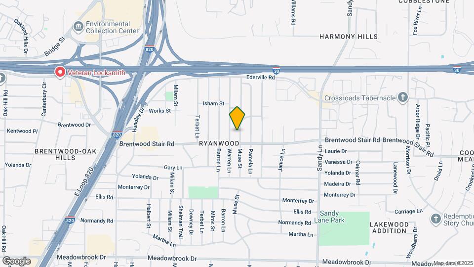 1608 Muse St Map and Location Details