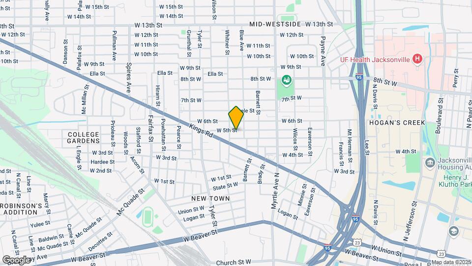 1478 W 5th St Map and Location Details