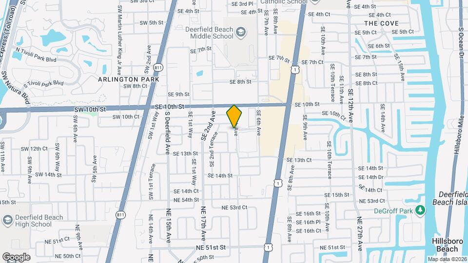 1143 SE 4th Ave Mapa y Detalles de la Ubicación