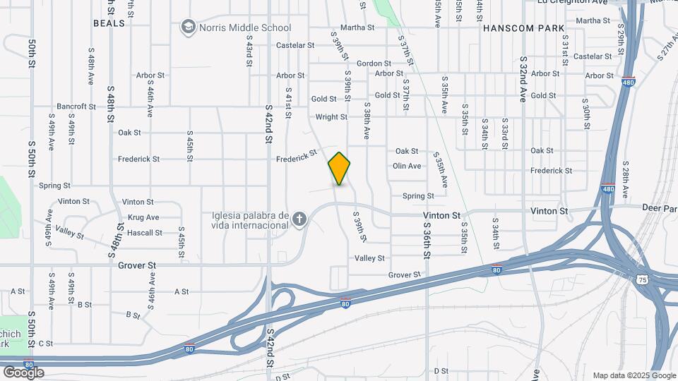 3127 S 40th St Map and Location Details